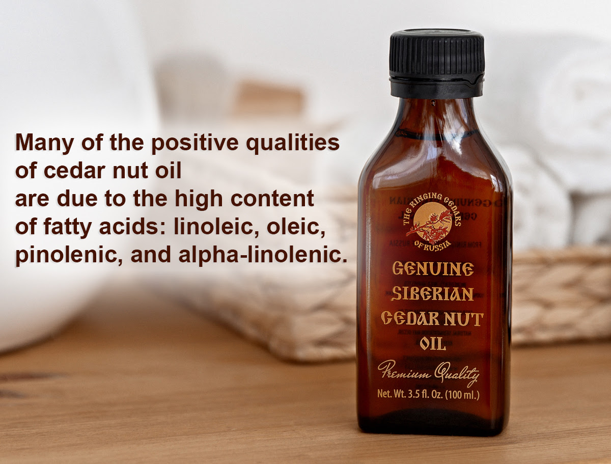 Fatty acids in cedar nut oil: how are they useful