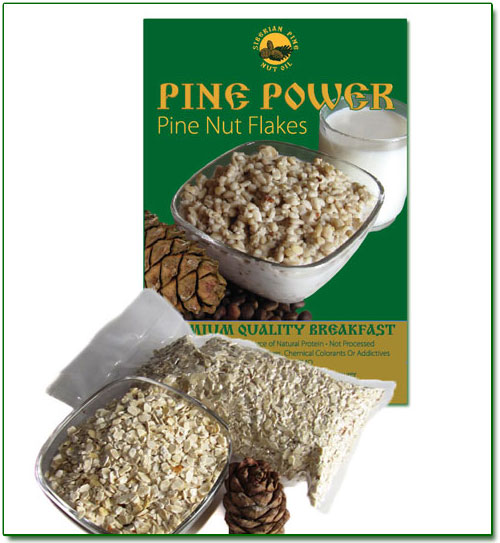 pine power - cedar nut flakes